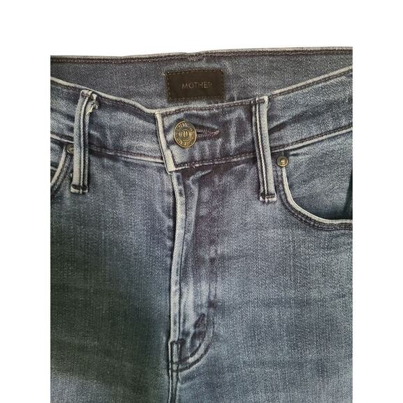 Mother Denim Stunner Zip Fly Ankle Step Fray in A Trip Down Memory Lane Size 24 - Picture 3 of 9